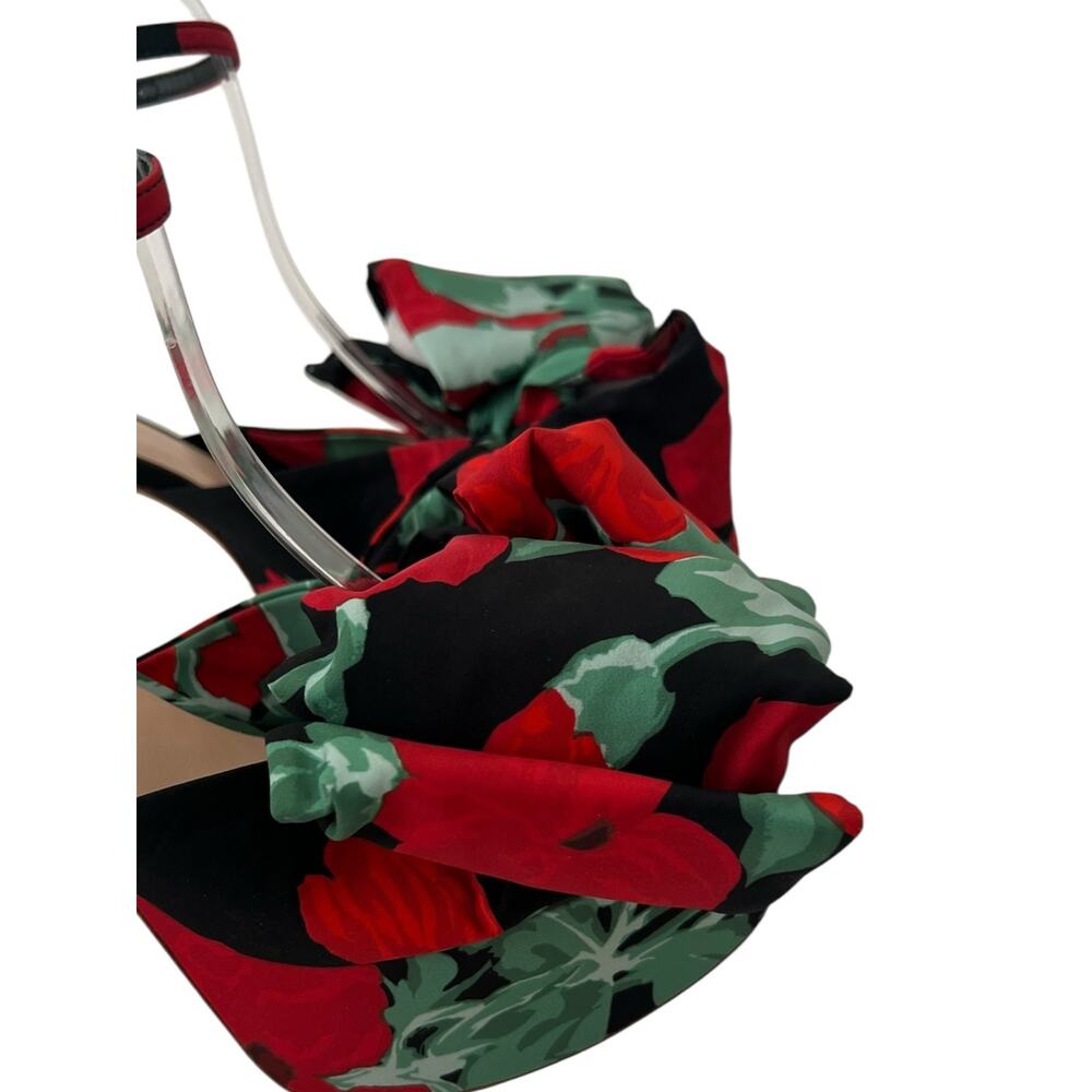 Loeffler Randall Kiki Platform Bow Heel Sandals Size 9 - Picture 7 of 12